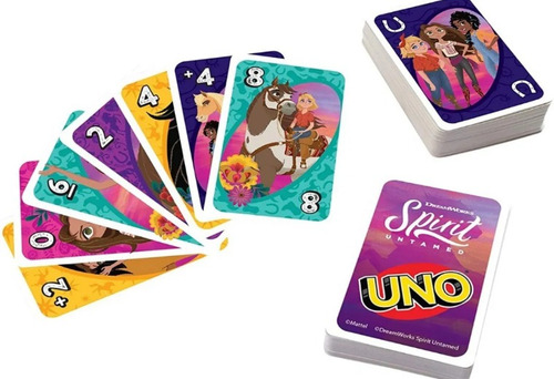 Mattel Games Uno Spirit Untamed Juego De Cartas Netflix