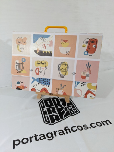 Imagen 2 de 3 de Portaplanos Marca: Portagráficos Mod. Stickers 2 / Tabloide