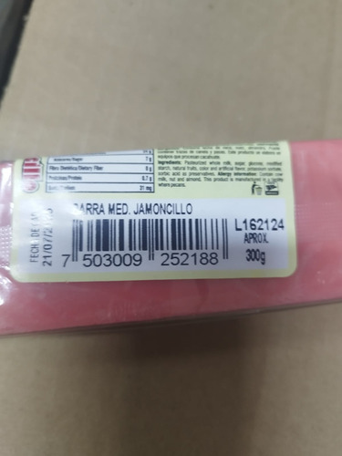 Dulce De Leche Artesanal Pack 2 Barras Jamoncillo 300gr C/u