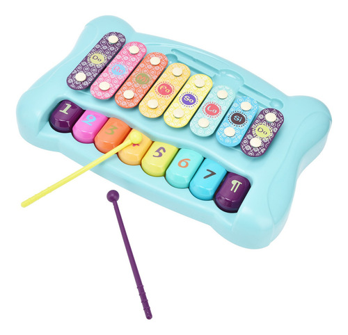 Lslsjuguete Para Piano Y Xilófono Para Bebé, Multicolor, Con