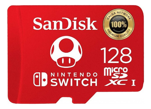 Tarjeta Microsd 128gb Sandisk Para Nintendo Switch