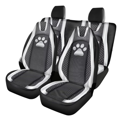 Funda Asiento Coche Estampado Pata Perro Para Mujer Hombr