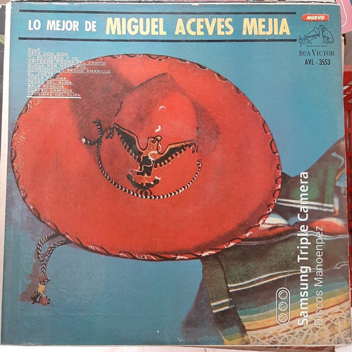 Vinilo Miguel Aceves Mejia Lo Mejor De Miguel Aceves Meji M5
