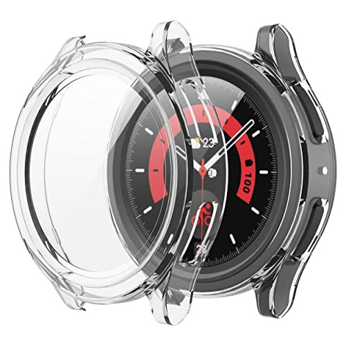 Funda Rígida De Pc Para Galaxy Watch 5 Pro 45 Mm Transparent