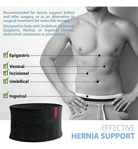 Cinturón De Hernia Umbilical Ortonyx Premium Para Hombre Y M