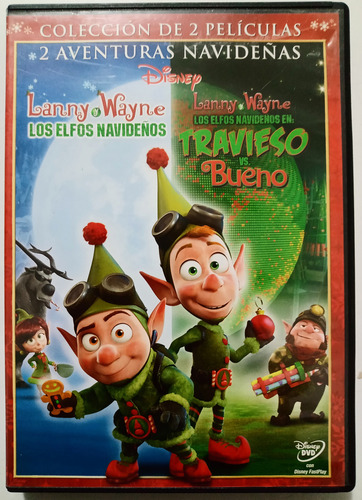 Dvd Lanny Y Wayne Los Elfos Navideños - Travieso Vs Bueno (Usado)