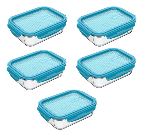 Tupper® Hermetico Premiaglass X5 De 1lt Tupperware® Vidrio