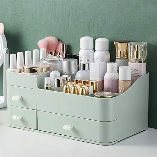 Miuopur Organizador De Maquillaje Para Tocador, Organizador. Color Verde Fresco