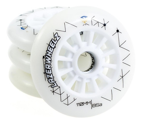 Ruedas Con Luz Marca Flying Eagle, Lazer Wheels, 110 Mm