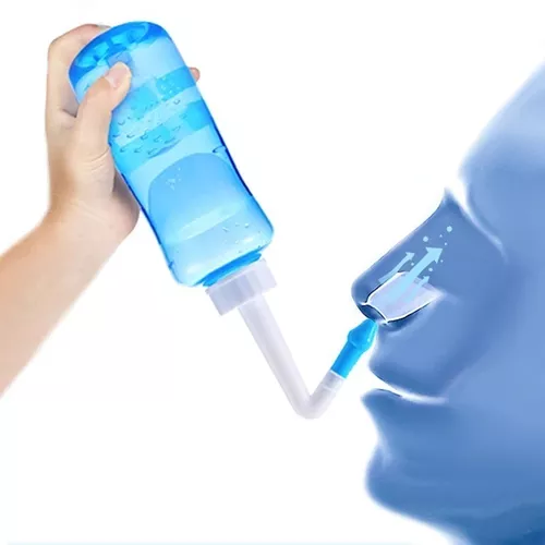 Enjuague nasal, botella de lavado de irrigación nasal de 300 ml