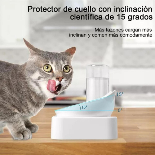 Od Recarga Automática De Agua Para Mascotas, Cuenco Doble E