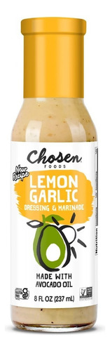 Chosen Foods Lemon Garlic Dressing & Marinade 237 Ml