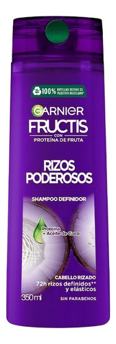 Shampoo Fructis Rizos Poderosos Control Y Definición 350 Ml