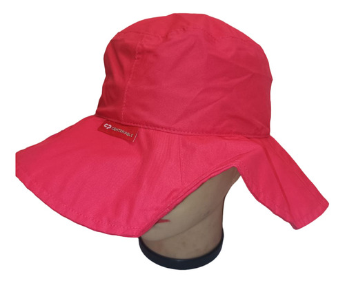 Sombrero Pescador Imperneable De Dama Rosa Neon Centerpole