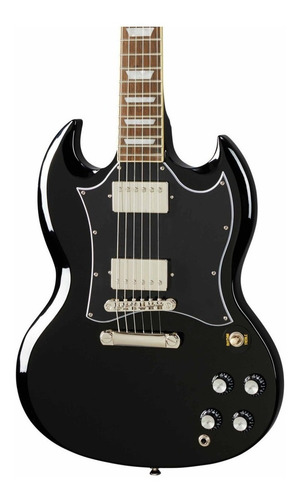 Imagen 4 de 5 de Guitarra eléctrica Epiphone Inspired by Gibson SG Standard de caoba ebony brillante con diapasón de laurel indio