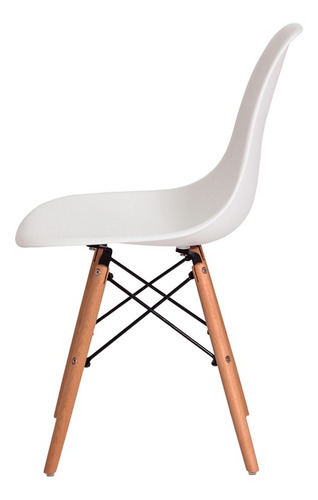 Imagem 3 de 5 de Cadeira Eiffel Eames Base Madeira Várias Cores