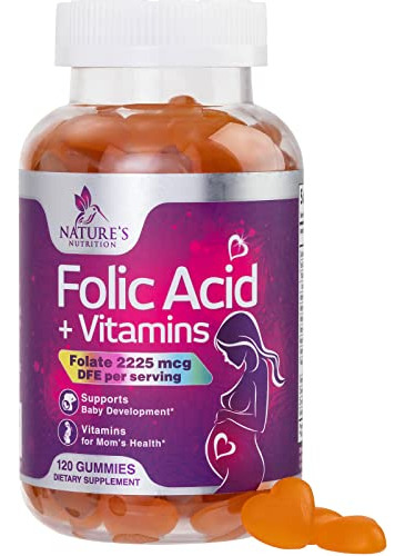 Multivitaminico Prenatal Folic Acid Gummies - Pre B0bhkqrr89