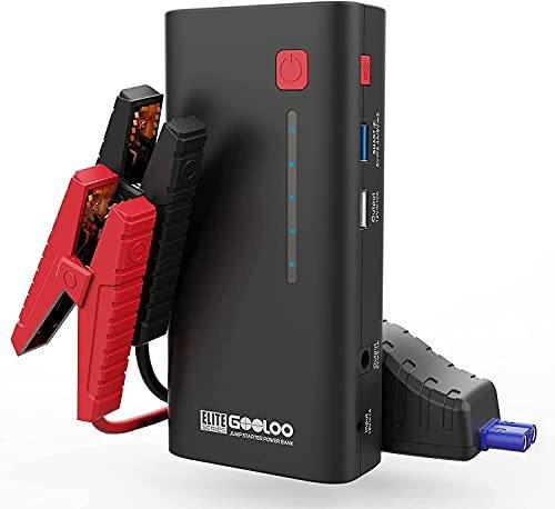 Gooloo Jump Starter 1200a Peak Car Starter 12v Supersafe Lit