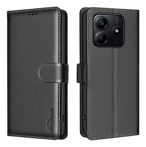 Capa Para Redmi Note14: Carteira, Design De Concha, Suporte