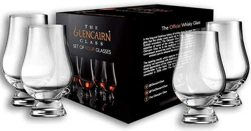 Copa Oficial Vaso Glencairn En Caja - Four Pack (4 Unidades)