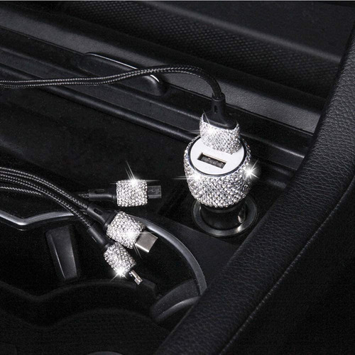 3 Coche Bling Cristal Diamante Soporte Para Teléfono
