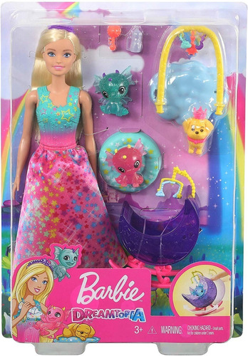 Barbie Dreamtopia Cuidadora De Dragões Mágicos Mattel