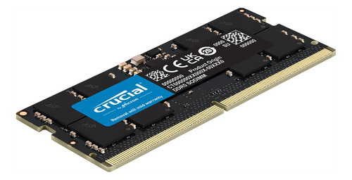 Memoria Crucial Ddr5 32gb ( 1 X 32gb ) 5600mhz Para Notebook
