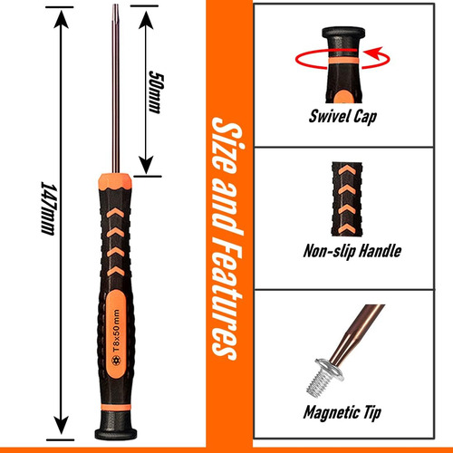 Juego De Destornilladores Torx T2-t15, Teckman 10 Piezas Des