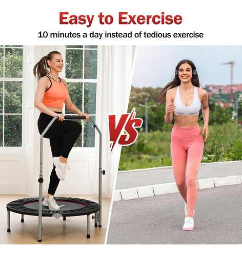 Rebounder Plegable Para Ejercicio Con Agarre Ajustable