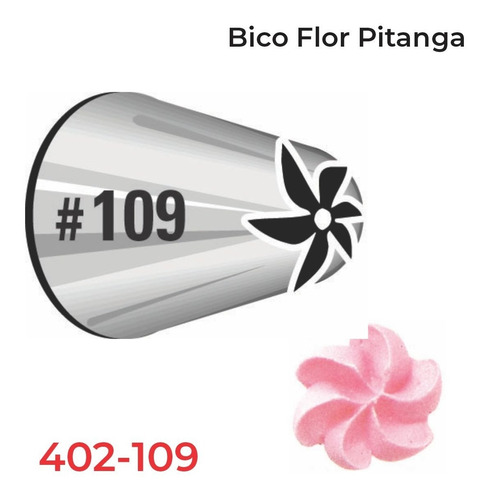 Bico Wilton 109 Flor Grande Original P/ Confeitar