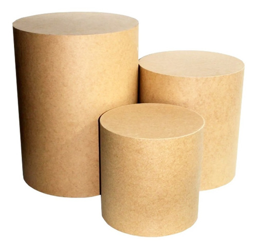 Trio Mesa Cilindro Decoração Festa Slim Promoção 80cm