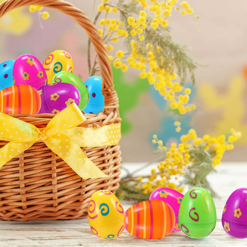 Huevos De Pascua Gigantes Rellenables De Plástico 30 Pzs