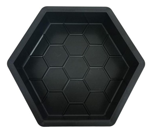 Forma Para Píso Sextavada Estriada 25x25x08 Kit 10 Un