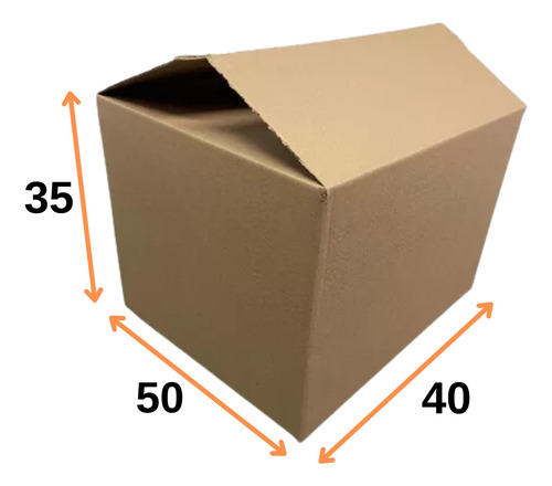 Caixa De Papelão Grande 50x40x35 Mudança G Arquivos 10 Unid.