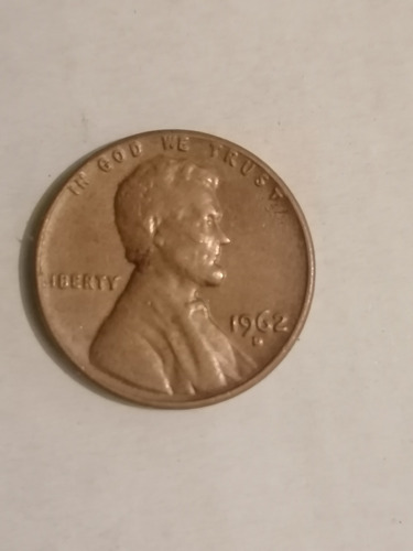 1962 Raro  Doble Die Anverso D  Lincoln Cent 