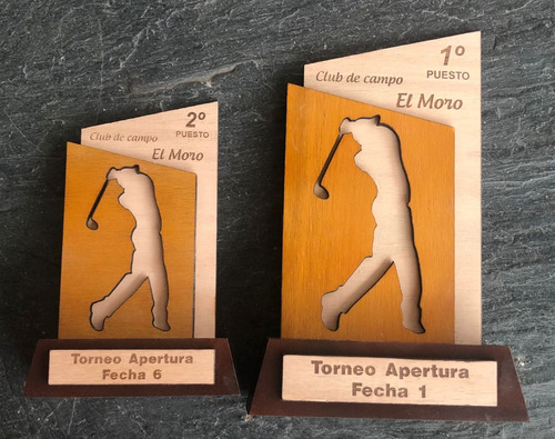 8 Trofeos De Golf Personalizados 20 X10 - Diseños Gratis 