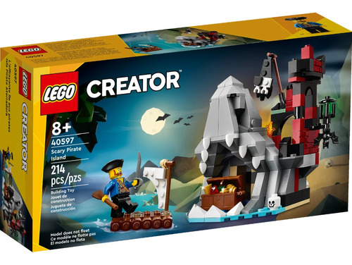 Lego Creator Isla Pirata Aterradora Halloween 2023 - 40597 Cantidad De Piezas 214