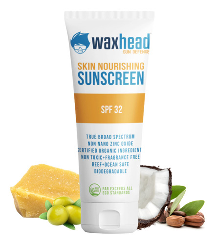 Waxhead Childrens Sunscreen Kids - Tear Free Natural Zinc Ox