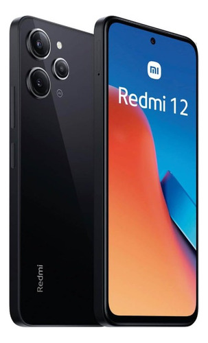 Celular Xiaomí Redmi 12 Preto 256/8gb 2024 E Fone - Excelente (Recondicionado)