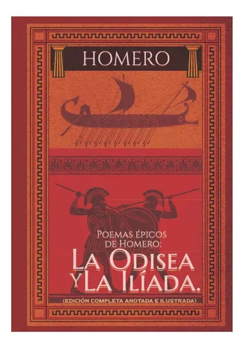 Libro: Poemas Épicos De Homero: La Odisea Y La Ilíada E