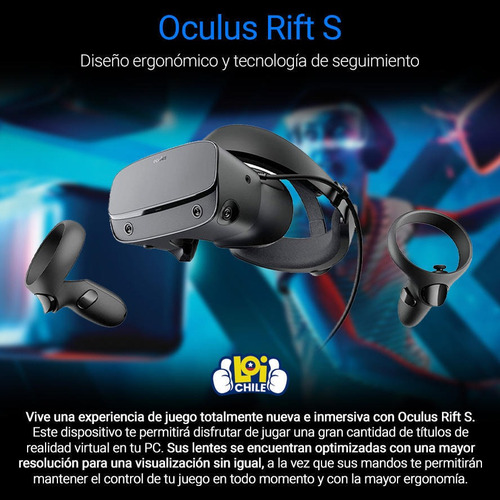 Oculus Rift S Pc-powered Vr Gaming Headset Loi Chile