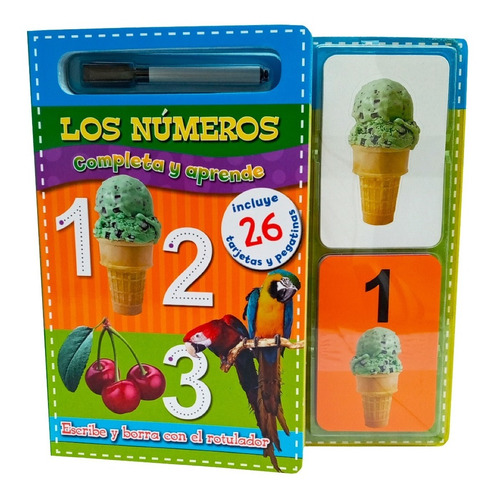 Los Números - Completa Y Aprende Didáctico Ilustrado