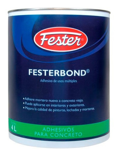 Adhesivo Para Concreto 4 Ltrs, Fester