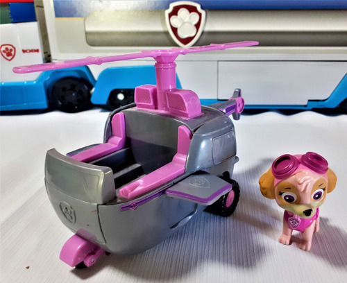Paw Patroller Personajes Con Vehiculo Y Pad (Usado)