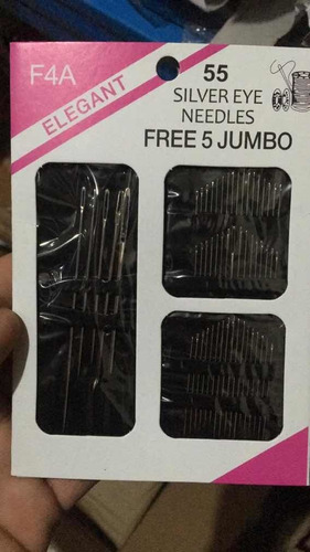 Set De Agujas Para Coser A Mano, Todas Las Medidas, Con Ojo