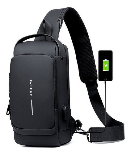 Bandolera Antirrobo 2n Carga Usb Sport Sling