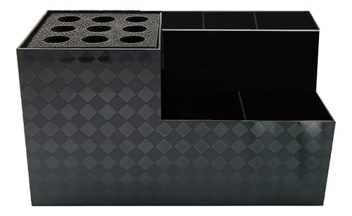 Contenedor De Tijeras For Corte De Pelo De Negro