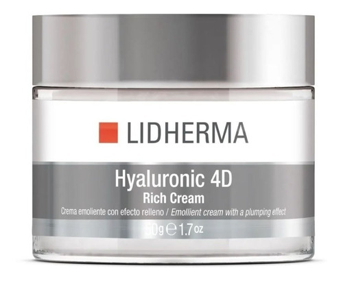 Lidherma Hyaluronic 4 D Rich Cream Hidratante Antiage 50gr