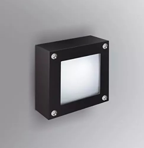 Aplique Placa De Led Con Acabado Negro Buena Luz Outlet