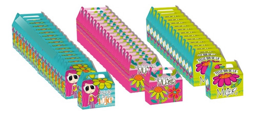 1 Caja Decorativa Pequeña En Cartón Tipo Maletín